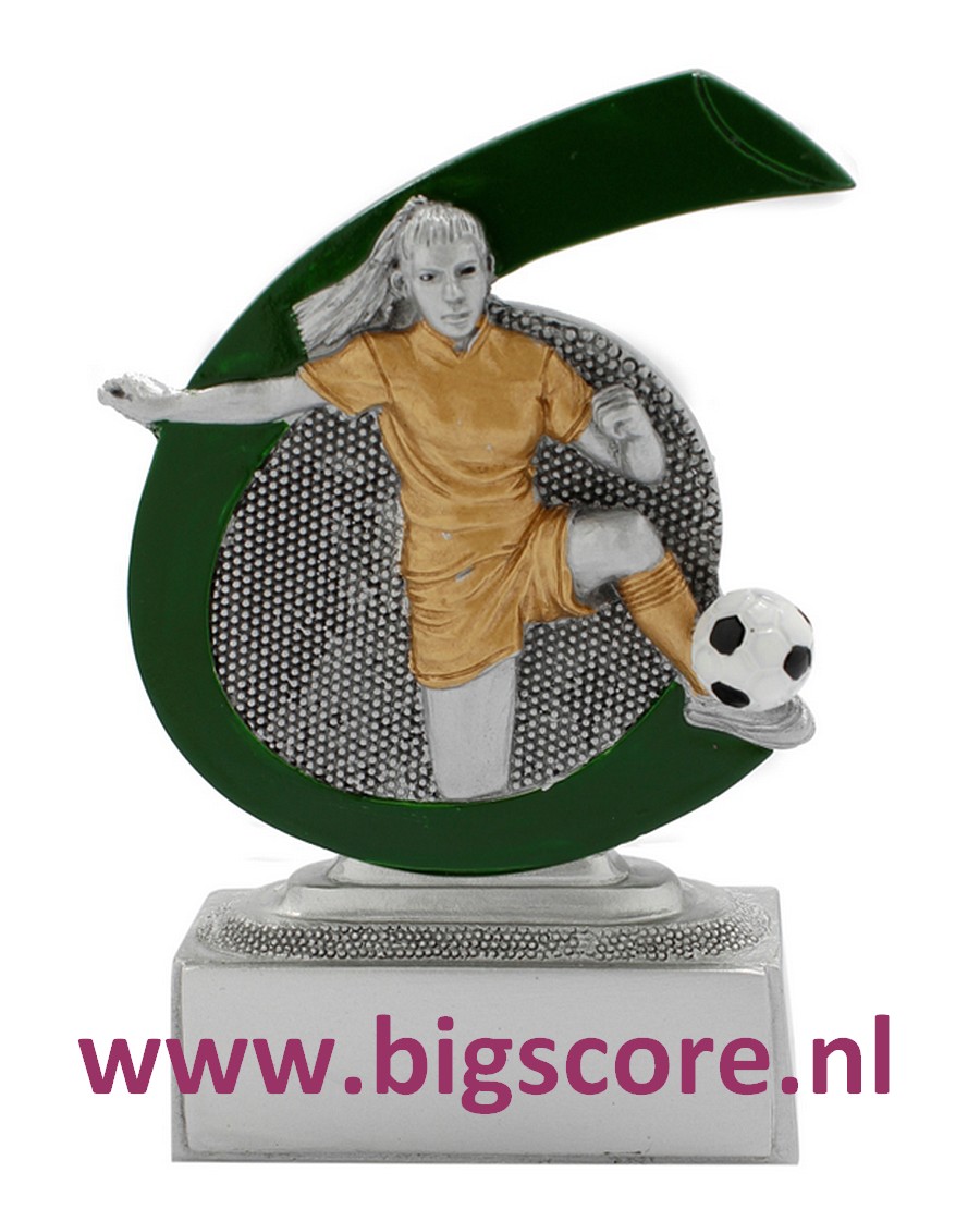 Voetbal Dames resin standaard FG268